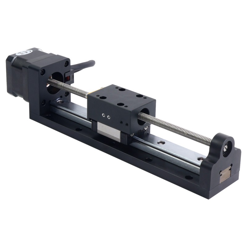 Nema 17 Stepper Lead Screw Linear Actuator 1.5A Stroke 120mm 0.25Nm(35.40oz.in) Lead 2.54mm(0.1") with Sensor