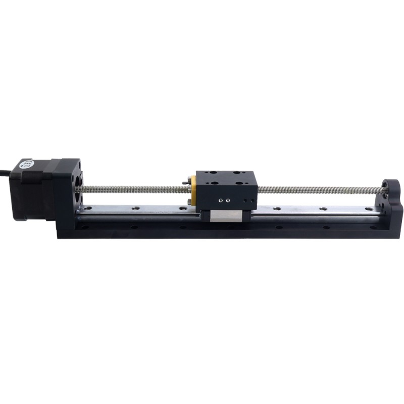 Nema 17 Stepper Lead Screw Linear Actuator 1.5A Stroke 200mm 0.25Nm(35.40oz.in) Lead 2.54mm(0.1") with Sensor