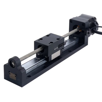 Nema 17 Stepper Lead Screw Linear Actuator 1.5A Stroke 120mm 0.25Nm(35.40oz.in) Lead 6.35mm(0.25") with Sensor