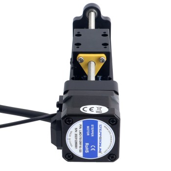 Nema 17 Stepper Lead Screw Linear Actuator 1.5A Stroke 120mm 0.25Nm(35.40oz.in) Lead 6.35mm(0.25") with Sensor