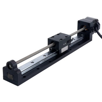 Nema 17 Stepper Lead Screw Linear Actuator 1.5A Stroke 200mm 0.25Nm(35.40oz.in) Lead 6.35mm(0.25") with Sensor