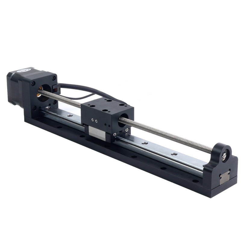Nema 17 Stepper Lead Screw Linear Actuator 1.5A Stroke 200mm 0.25Nm(35.40oz.in) Lead 6.35mm(0.25") with Sensor
