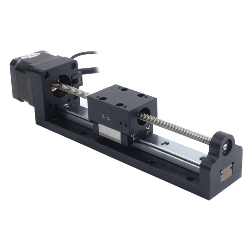 Nema 17 Stepper Lead Screw Linear Actuator 1.5A Stroke 120mm 0.25Nm(35.40oz.in) Lead 12.7mm(0.5") with Sensor