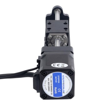 Nema 17 Stepper Ball Screw Linear Actuator 2.5A Stroke 120mm 0.5Nm(70.81oz.in) Lead 8mm(0.314961") with Sensor
