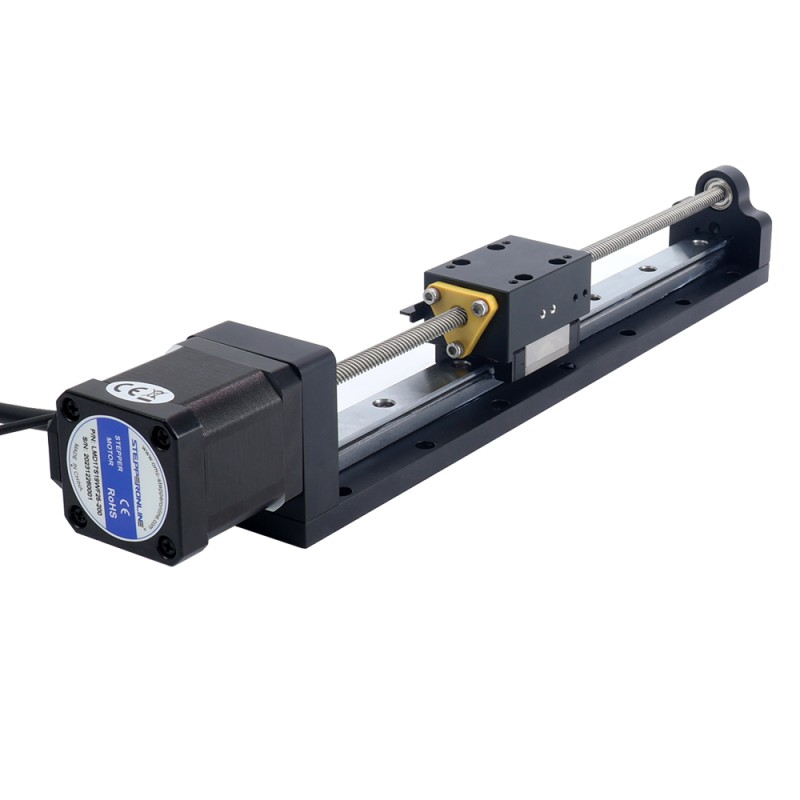 Nema 17 Stepper Lead Screw Linear Actuator 2.5A Stroke 200mm 0.5Nm(70.81oz.in) Lead 12.7mm(0.5") with Sensor