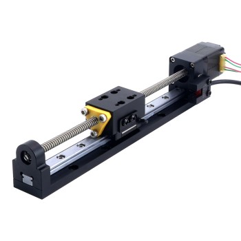 Nema 8 Stepper Lead Screw Linear Actuator 0.5A Stroke 90mm 0.01Nm(1.416oz.in) Lead 2.54mm(0.1") with Sensor