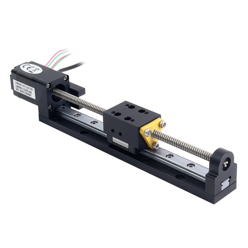 Nema 8 Stepper Lead Screw Linear Actuator 0.5A Stroke 90mm 0.01Nm(1.416oz.in) Lead 2.54mm(0.1") with Sensor