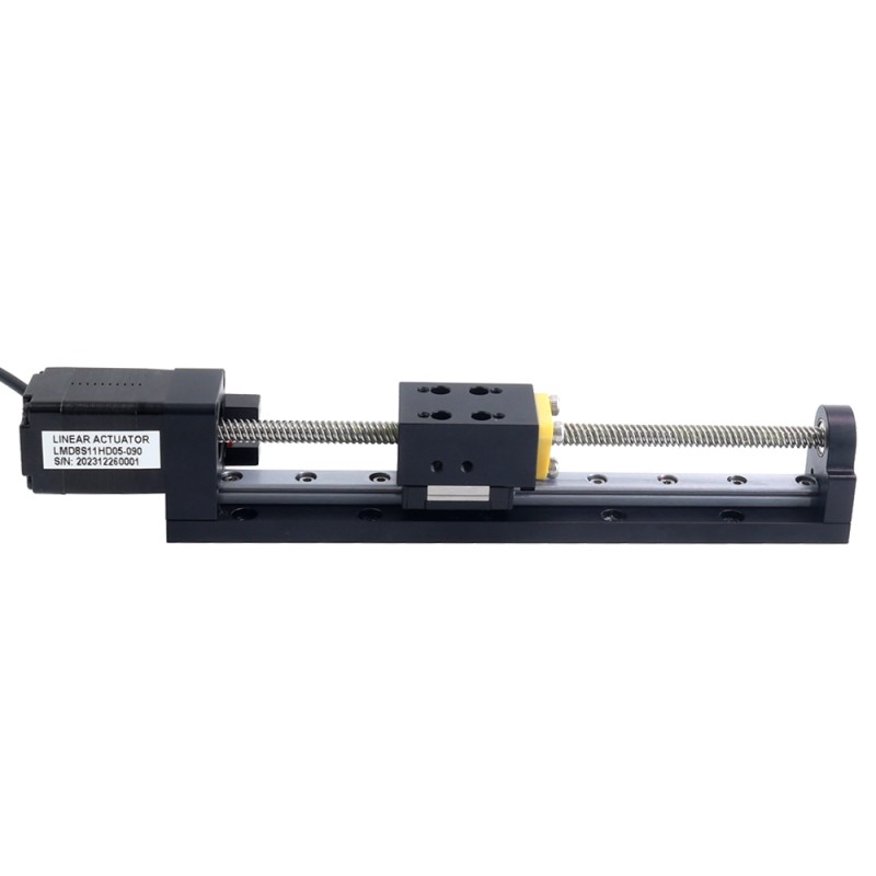 Nema 8 Stepper Lead Screw Linear Actuator 0.5A Stroke 90mm 0.01Nm(1.416oz.in) Lead 5.08mm(0.2") with Sensor