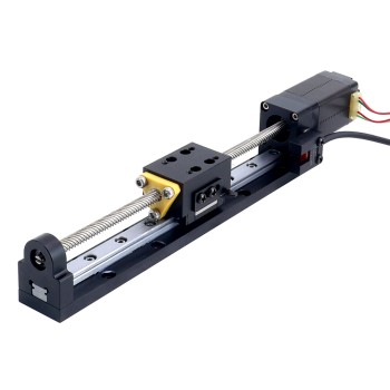 Nema 8 Stepper Lead Screw Linear Actuator 0.5A Stroke 90mm 0.02Nm(2.832oz.in) Lead 10.16mm(0.4") with Sensor