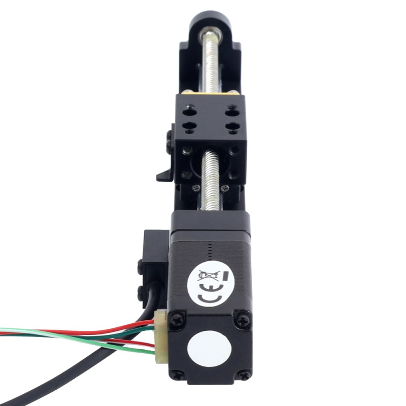 Nema 8 Stepper Lead Screw Linear Actuator 0.5A Stroke 90mm 0.02Nm(2.832oz.in) Lead 10.16mm(0.4") with Sensor