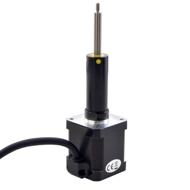NEMA 17 Captive Acme Linear Stepper Motor 2.5A 48mm Stack Screw Lead 6.35mm(0.25") Travel 50.8mm