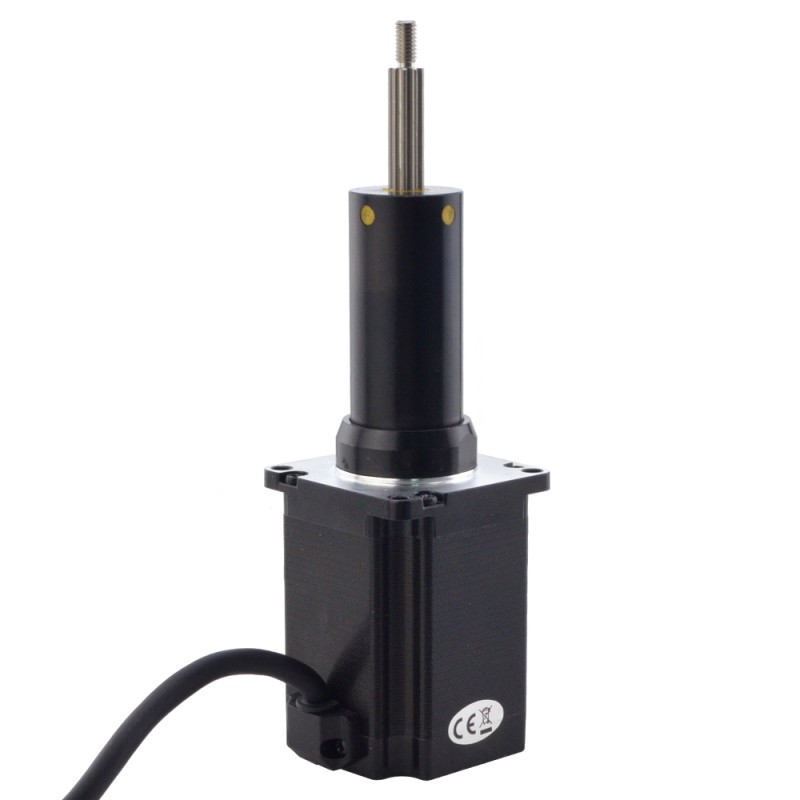 NEMA 23 Captive Acme Linear Stepper Motor 4.0A 75mm Stack Screw Lead 5.08mm(0.2") Travel 63.5mm