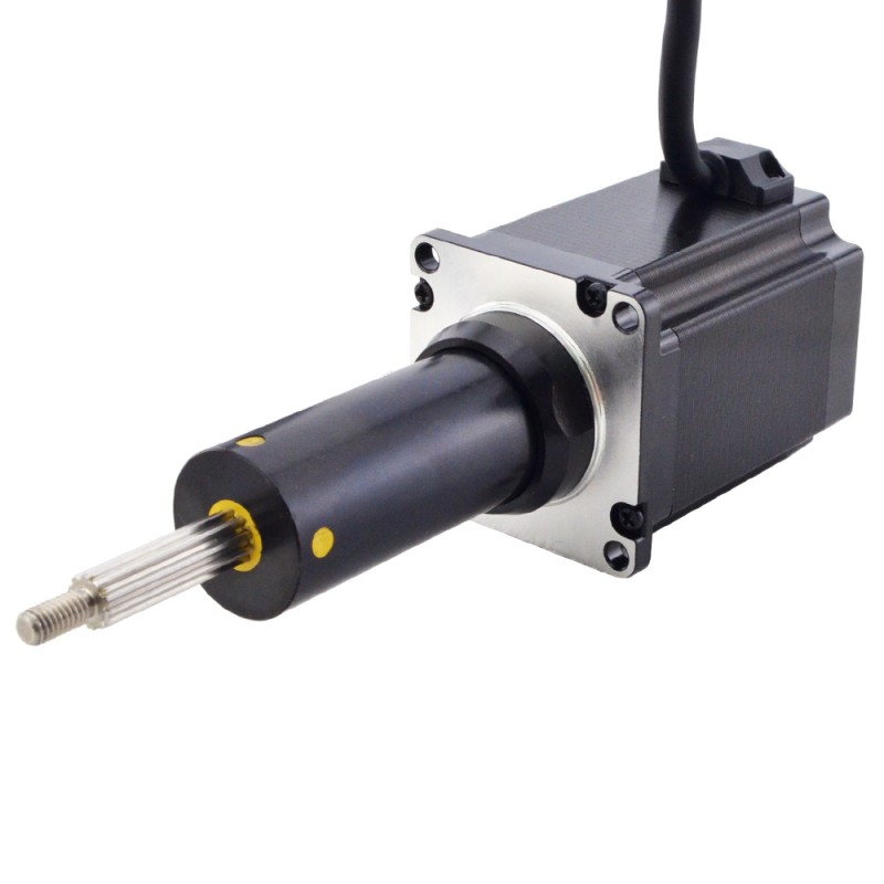 NEMA 23 Captive Acme Linear Stepper Motor 4.0A 75mm Stack Screw Lead 5.08mm(0.2") Travel 63.5mm