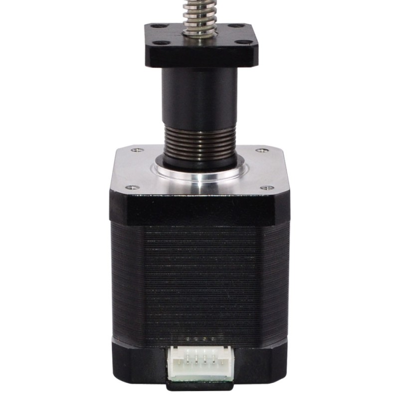 Anti-backlash Screw Nut Nema 17 External 48mm Stack 1.68A Lead 2mm(0.07874") Length 330mm