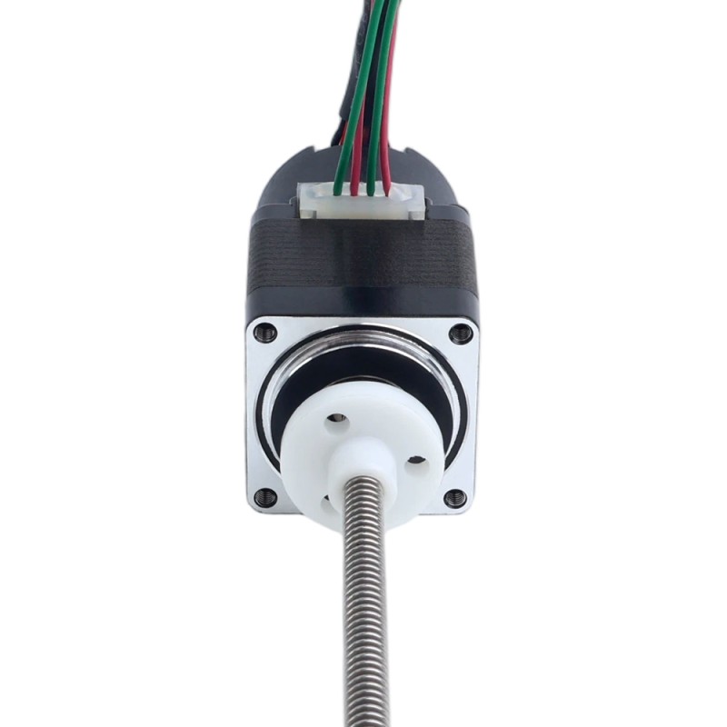 NEMA 11 External Acme Linear Stepper Motor 1.0A 32mm Stack Screw Lead 1.27mm(0.05") w/ Optical Incremental Encoder 1000PPR