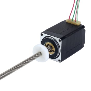 NEMA 11 External Acme Linear Stepper Motor 1.0A 46mm Stack Screw Lead 2.54mm(0.1") Lead Length 250mm