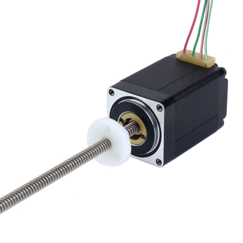 NEMA 11 External Acme Linear Stepper Motor 1.0A 46mm Stack Screw Lead 2.54mm(0.1") Lead Length 250mm