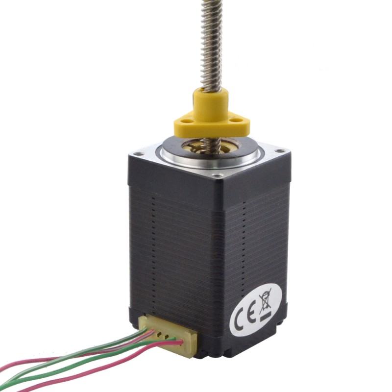 NEMA 11 External Acme Linear Stepper Motor 1.0A 46mm Stack Screw Lead 5.08mm(0.2") Lead Length 150mm