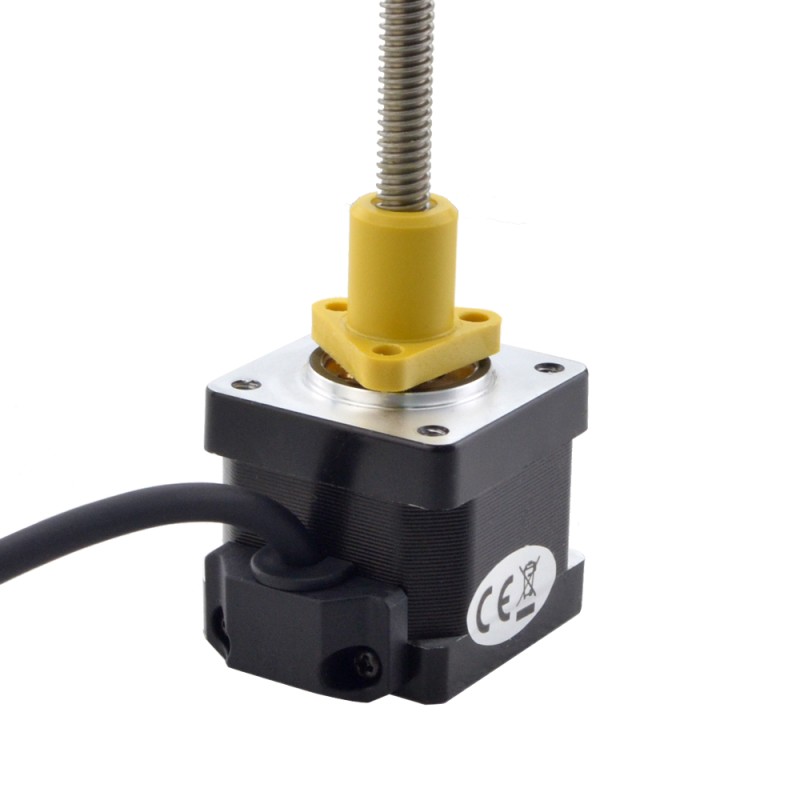 NEMA 14 External Acme Linear Stepper Motor 1.5A 34mm Stack Screw Lead 2.54mm(0.1") Lead Length 150mm