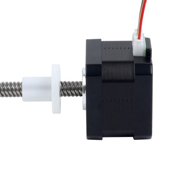 Nema 17 External 34mm Stack 0.4A Lead 8mm(0.31496") Length 200mm