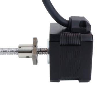 NEMA 17 External Ball Screw Linear Stepper Motor 1.5A 34mm Stack Screw Lead 2mm(0.07874") Lead Length 150mm