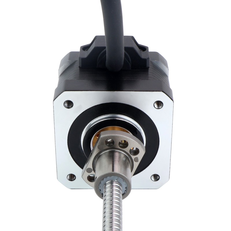 NEMA 17 External Ball Screw Linear Stepper Motor 1.5A 34mm Stack Screw Lead 2mm(0.07874") Lead Length 150mm
