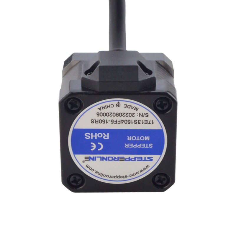 NEMA 17 External Acme Linear Stepper Motor 1.5A 34mm Stack Screw Lead 1.27mm(0.05") Lead Length 150mm