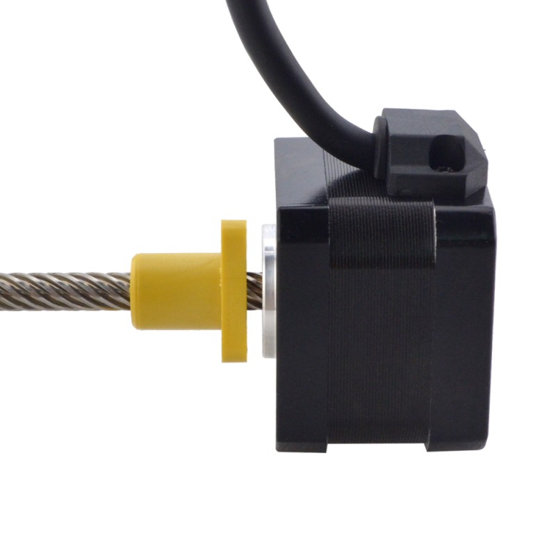 NEMA 17 External Acme Linear Stepper Motor 1.5A 34mm Stack Screw Lead 25.4mm(1") Lead Length 150mm