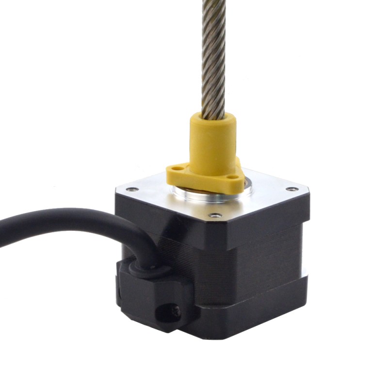 NEMA 17 External Acme Linear Stepper Motor 1.5A 34mm Stack Screw Lead 25.4mm(1") Lead Length 150mm