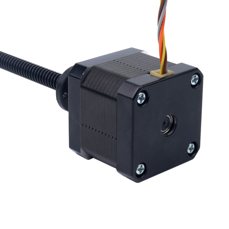 Nema 17 High Temp External Trapezoidal Linear Stepper Motor 1.68A Lead 4mm(0.15748") Screw Length 350mm