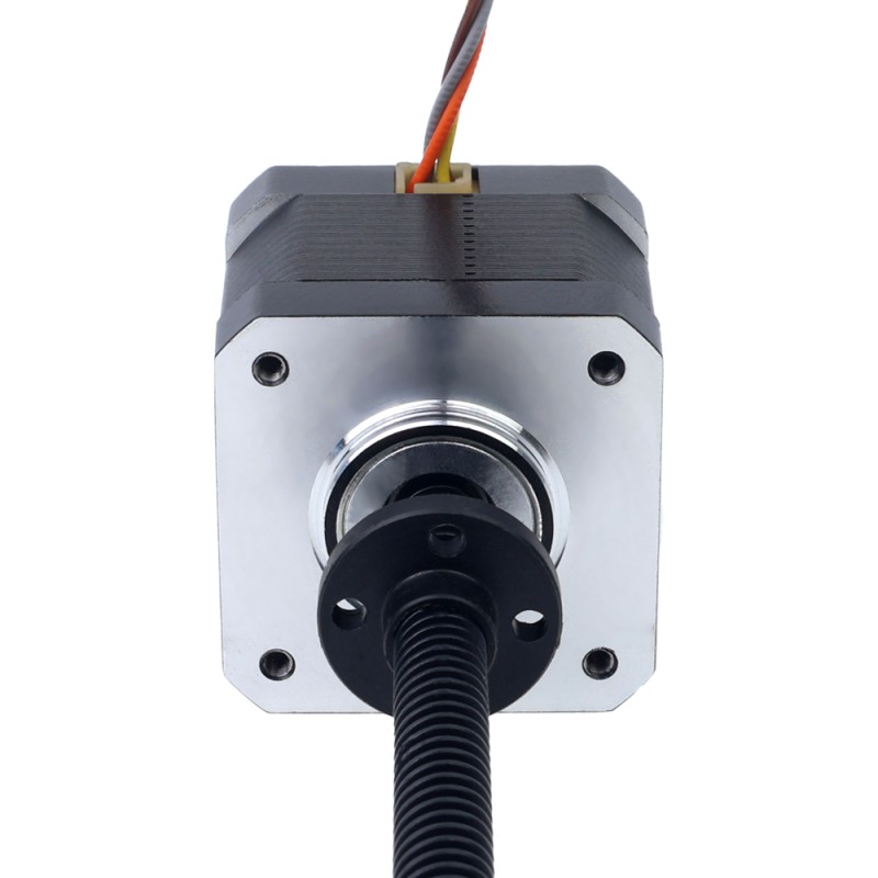 Nema 17 High Temp External Trapezoidal Linear Stepper Motor 1.68A Lead 4mm(0.15748") Screw Length 350mm