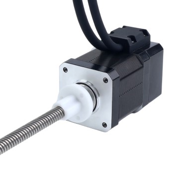 Nema 17 External Acme Linear Stepper Motor 1.68A 48mm Stack Screw Lead 8mm(0.31496") w/ Optical Incremental Encoder 1000PPR