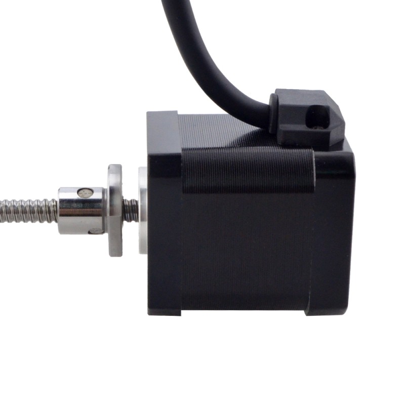 NEMA 17 External Ball Screw Linear Stepper Motor 2.5A 48mm Stack Screw Lead 2mm(0.07874") Lead Length 150mm