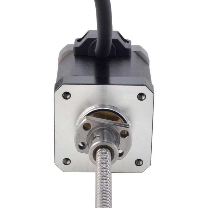 NEMA 17 External Ball Screw Linear Stepper Motor 2.5A 48mm Stack Screw Lead 2mm(0.07874") Lead Length 150mm