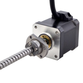 NEMA 17 External Ball Screw Linear Stepper Motor 2.5A 48mm Stack Screw Lead 8mm(0.3150") Lead Length 150mm