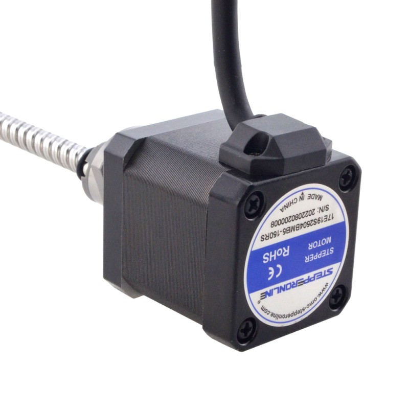 NEMA 17 External Ball Screw Linear Stepper Motor 2.5A 48mm Stack Screw Lead 8mm(0.3150") Lead Length 150mm
