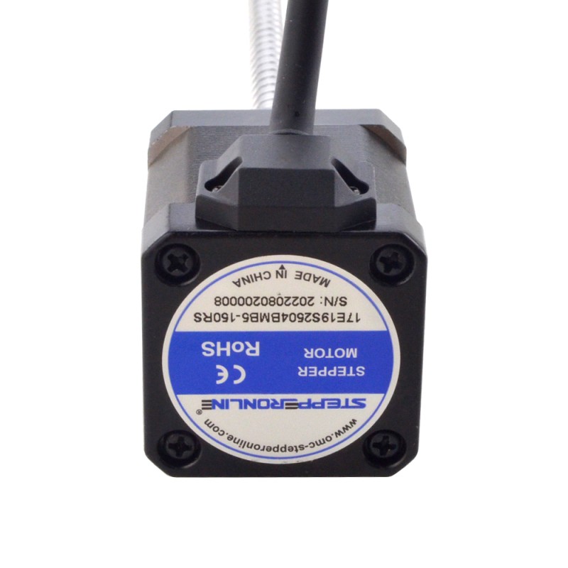 NEMA 17 External Ball Screw Linear Stepper Motor 2.5A 48mm Stack Screw Lead 8mm(0.3150") Lead Length 150mm