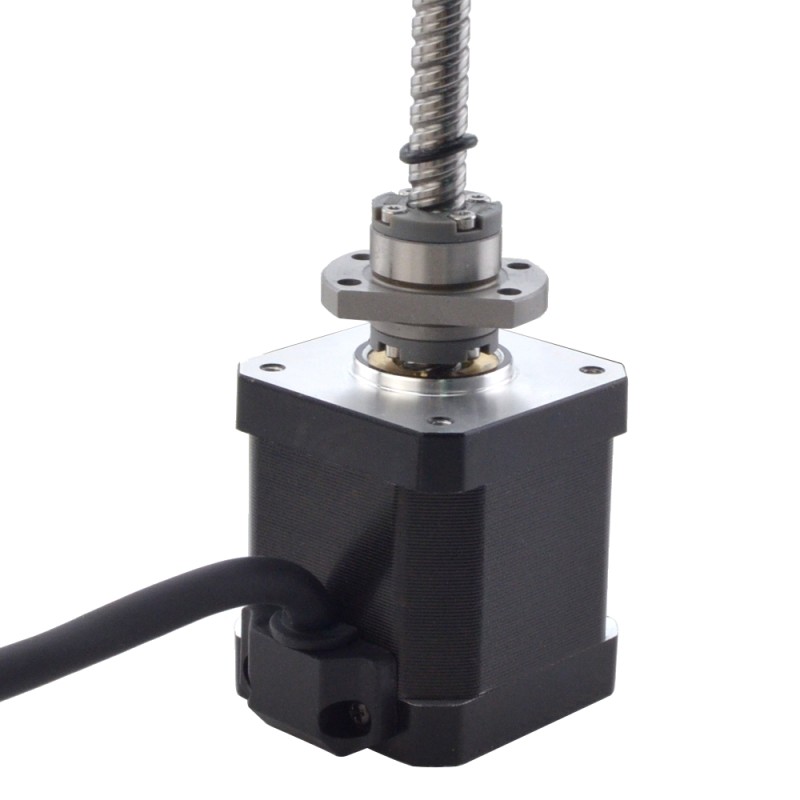 NEMA 17 External Ball Screw Linear Stepper Motor 2.5A 48mm Stack Screw Lead 8mm(0.3150") Lead Length 150mm