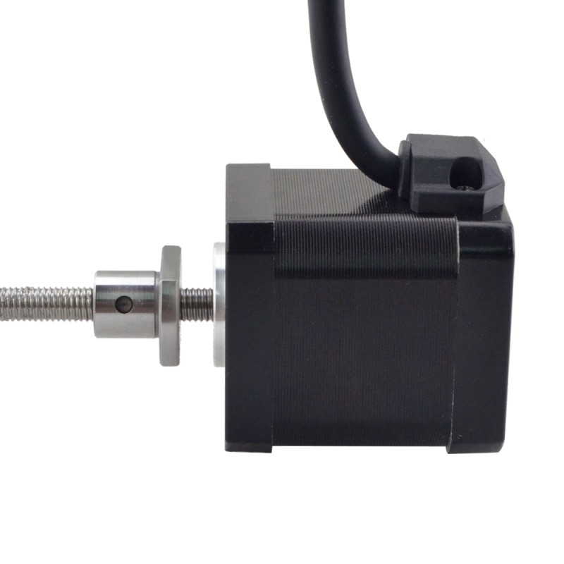 NEMA 17 External Ball Screw Linear Stepper Motor 2.5A 48mm Stack Screw Lead 1mm(0.03937") Lead Length 150mm