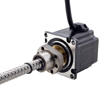NEMA 23 External Ball Screw Linear Stepper Motor 3.0A 56mm Stack Screw Lead 5mm(0.1969") Lead Length 200mm