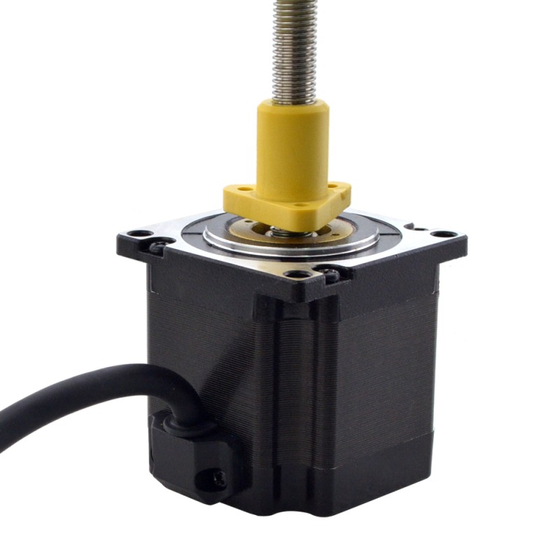 NEMA 23 External Acme Linear Stepper Motor 3.0A 56mm Stack Screw Lead 1.27mm(0.05") Lead Length 200mm
