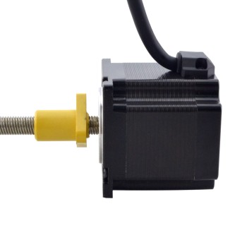 NEMA 23 External Acme Linear Stepper Motor 3.0A 56mm Stack Screw Lead 5.08mm(0.2") Lead Length 200mm