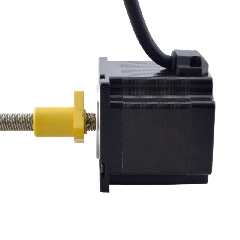 NEMA 23 External Acme Linear Stepper Motor 3.0A 56mm Stack Screw Lead 5.08mm(0.2") Lead Length 200mm