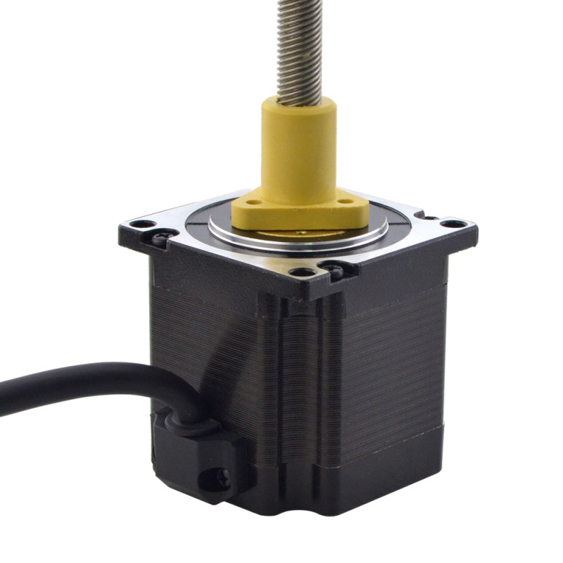 NEMA 23 External Acme Linear Stepper Motor 3.0A 56mm Stack Screw Lead 10.16mm(0.4") Lead Length 200mm
