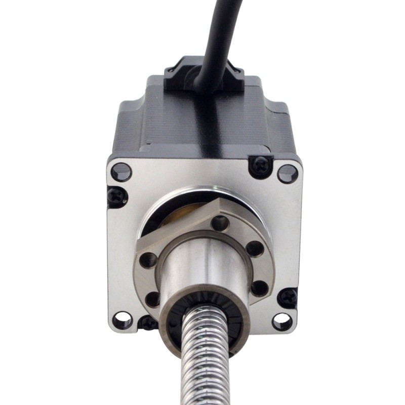 NEMA 23 External Ball Screw Linear Stepper Motor 4.0A 75mm Stack Screw Lead 10mm(0.3937") Lead Length 200mm