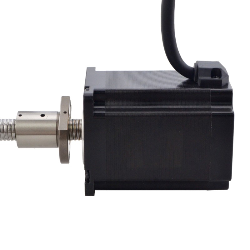 NEMA 23 External Ball Screw Linear Stepper Motor 4.0A 75mm Stack Screw Lead 2mm(0.07874") Lead Length 200mm