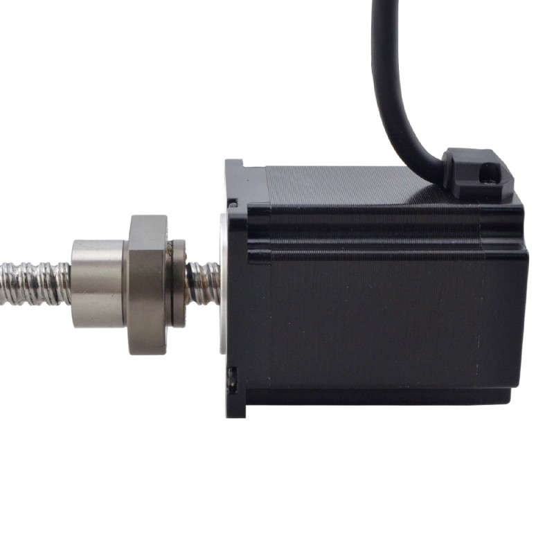 NEMA 23 External Ball Screw Linear Stepper Motor 4.0A 75mm Stack Screw Lead 5mm(0.1969") Lead Length 200mm