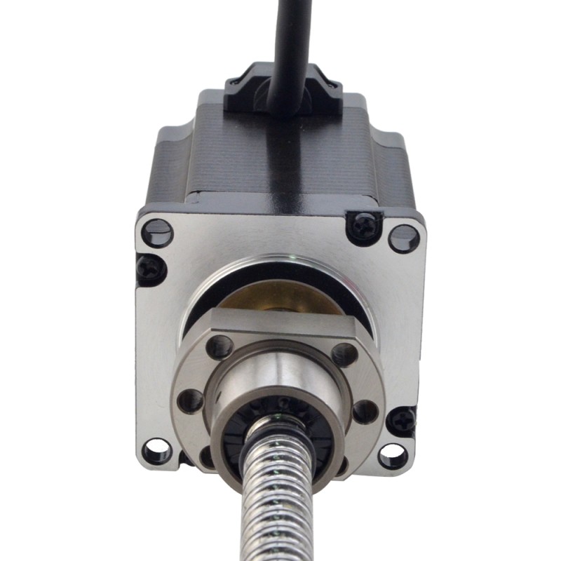 NEMA 23 External Ball Screw Linear Stepper Motor 4.0A 75mm Stack Screw Lead 5mm(0.1969") Lead Length 200mm