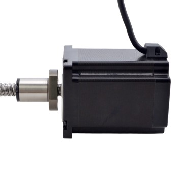 NEMA 34 External Ball Screw Linear Stepper Motor 8Nm(1132.90oz.in) 6.0A 114mm Lead 10mm(0.3937") Lead Length 200mm