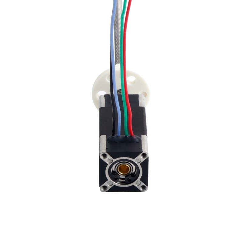 Nema 6 External Trapezoidal Linear Stepper Motor 0.3A 32mm Stack Screw Lead 2mm(0.07874") Lead Length 100mm